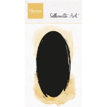 Marianne Design - Silhouette Art, Oval als Pinselstrich